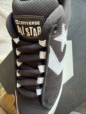Converse Black and White All Star Chevron Star Sneakers